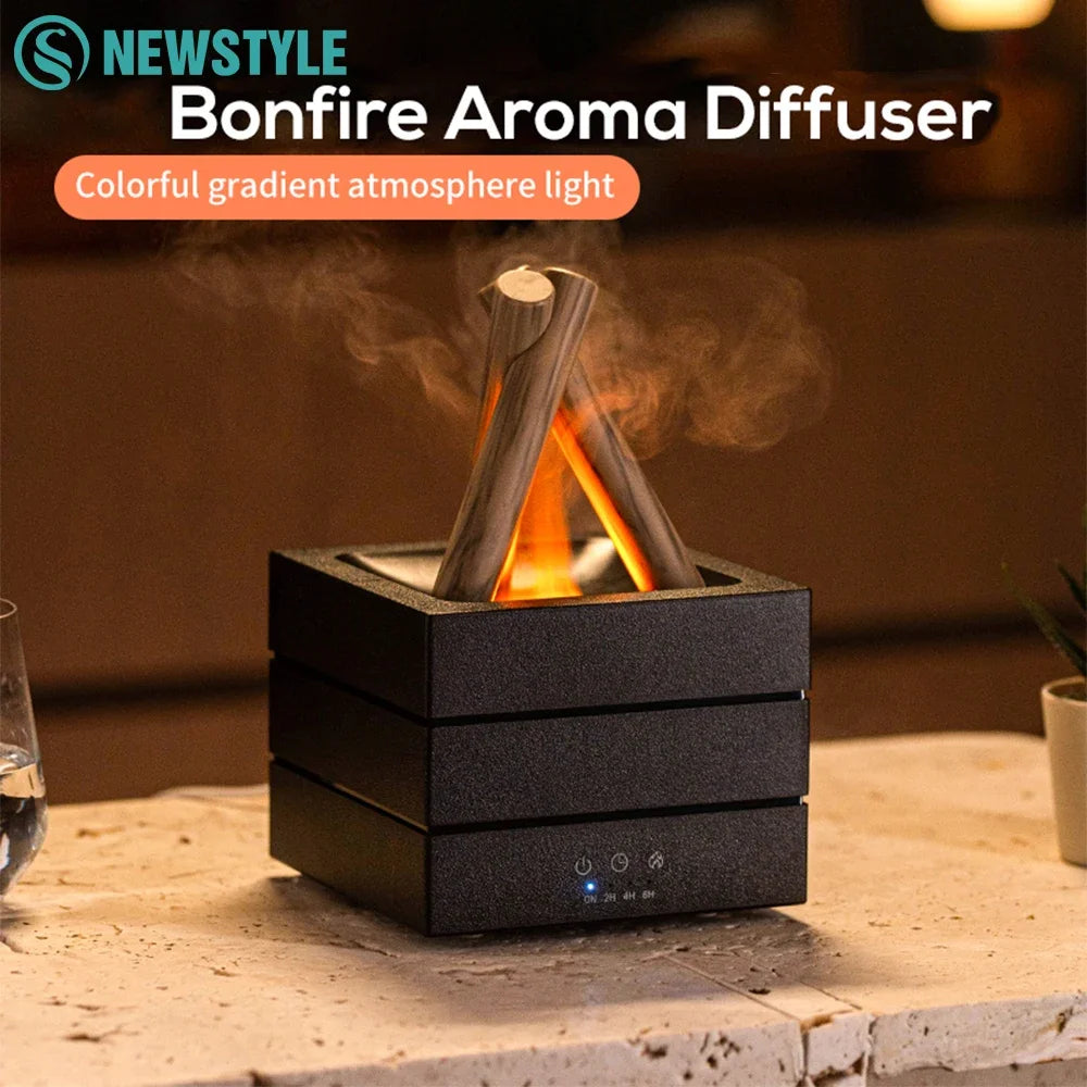 Bonfire Aromatherapy Diffuser - Create Calm Anywhere!